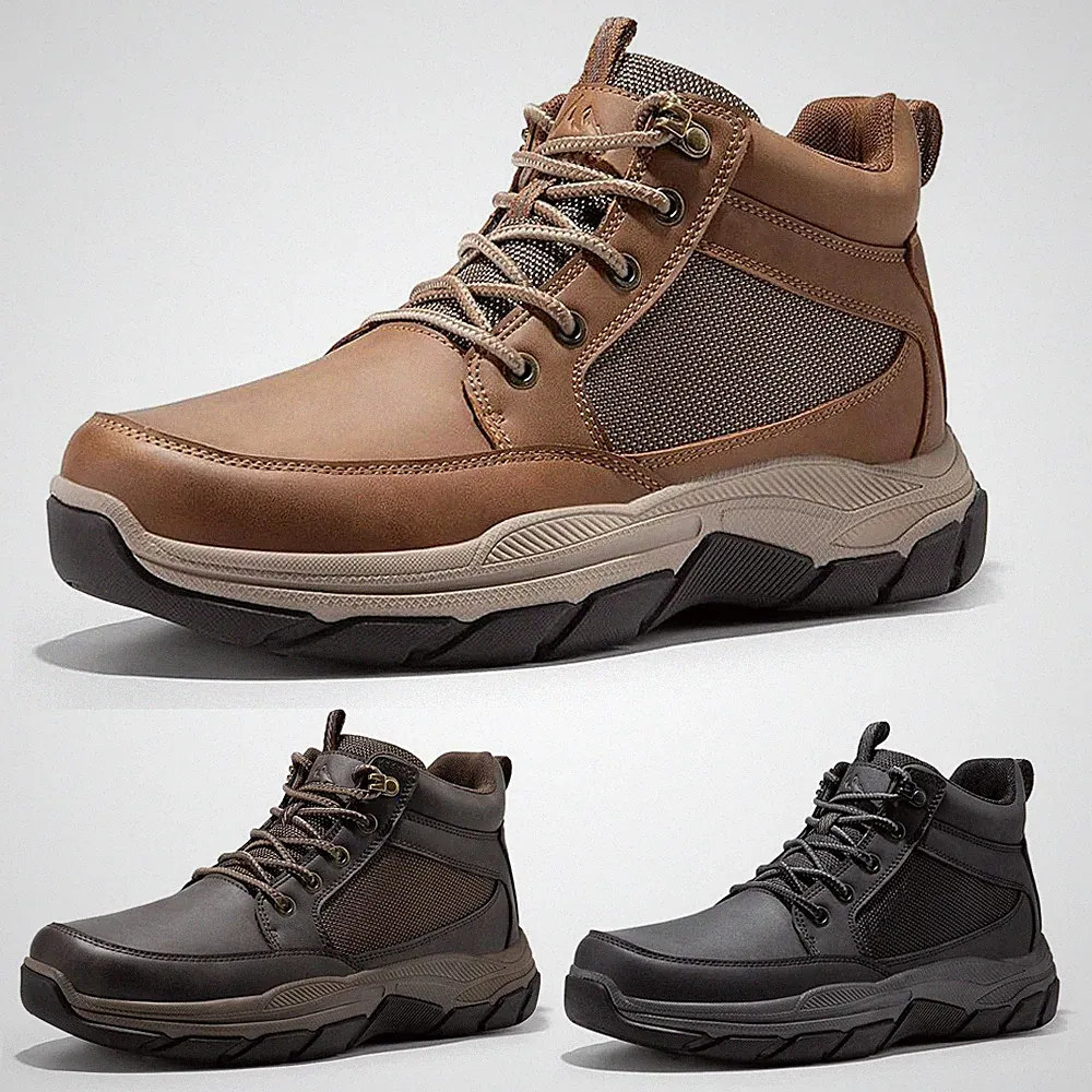 NORTIV 8 Men's Hiking Boots Lightweight Breathable Ankle Lace Up Chukka Boots