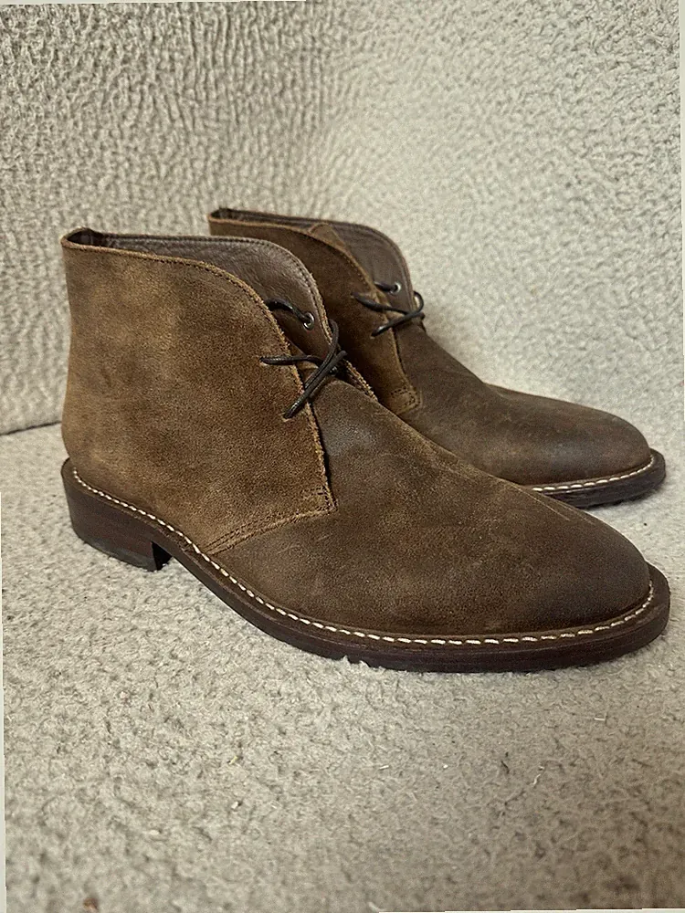 Thursday Boot Co Everyday Chukka Boots Mens Size 10 Brown Suede Ankle Lace Up